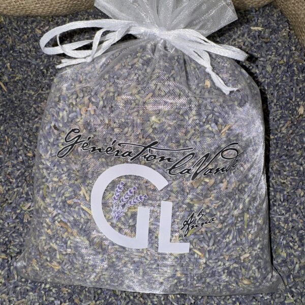 Sachet blanc organza blanc