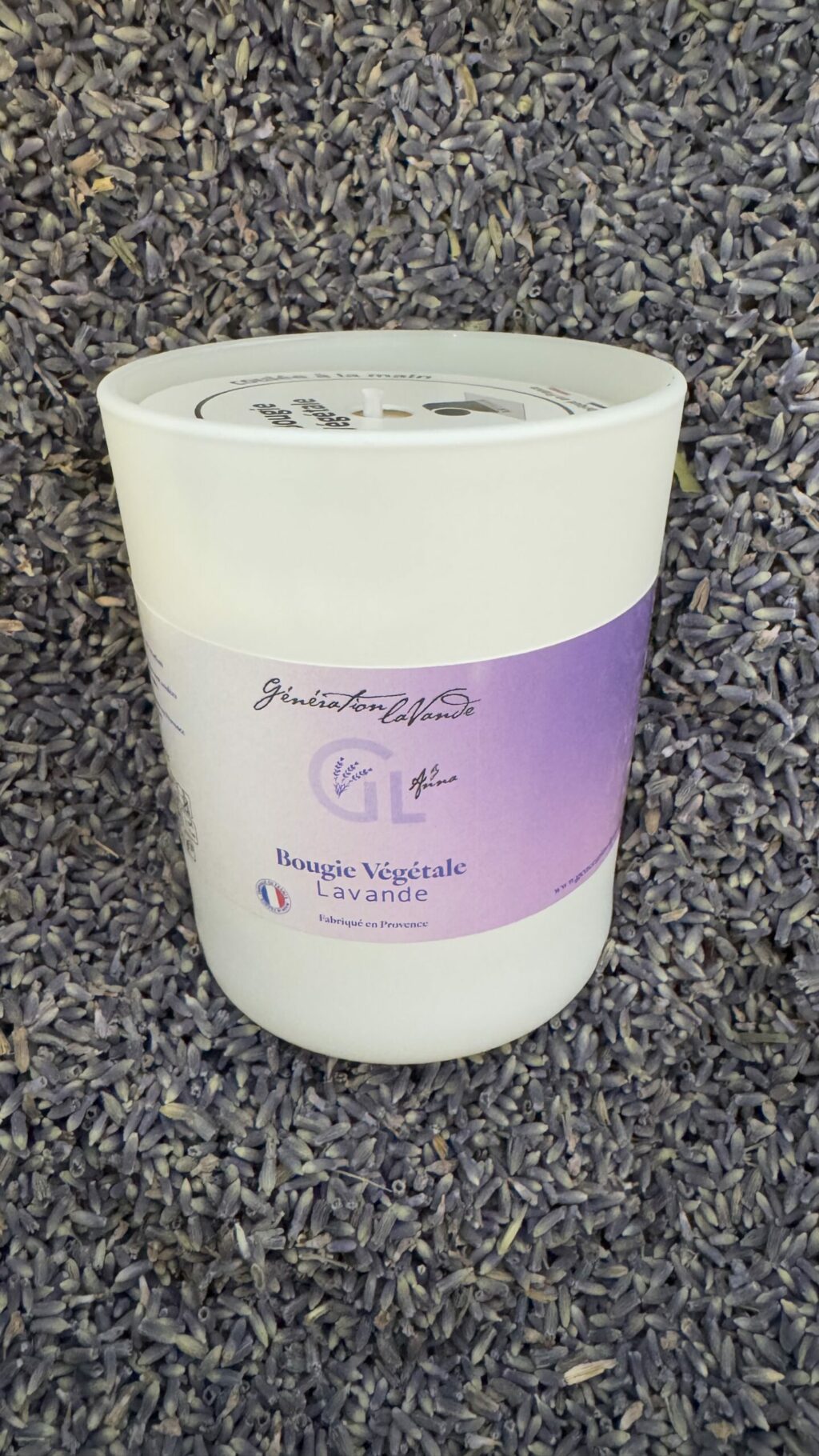 bougie lav 180gr